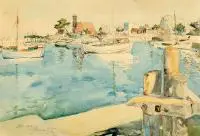 Bronisław Jamontt, Hel, 1929 r., 1929, akwarela, papier