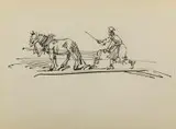 Andrzej Kurkowski, Orka, ołówek, tusz, papier, 20