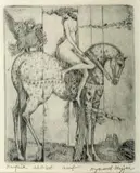 Ryszard Stryjec, Harpia, 1986 r., 1986, akwaforta, papier, 11