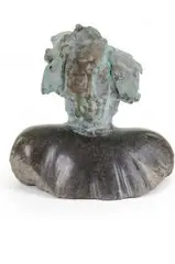Stanisław Radwański, Florentyńczyk, brąz patynowany, granit, 33