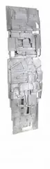 Małgorzata Wiśniewska, A4 z cyklu Aglomeracje, aluminium, relief