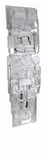 Małgorzata Wiśniewska, A4 z cyklu Aglomeracje, aluminium, relief