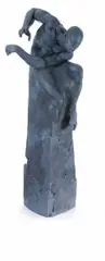 Dominik Wdowski, Oślepiony Niewolnik, 2017, 2017, żywica akrylowa, polichromia olejna