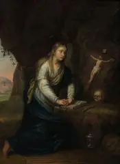 Josef Kranewitter, Pokutująca święta Maria Magdalena, 1823 r., 1823, olej, płótno, 48