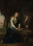 Josef Kranewitter, Pokutująca święta Maria Magdalena, 1823 r., 1823, olej, płótno, 48