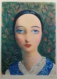 Ofelia by Moïse Kisling, litografia, papier, sold Dec 2017