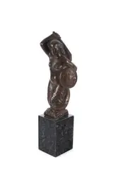 Józef Markiewicz Nieszcz, Syrenka Warszawska, ok. 1960 r., 1960, brąz patynowany, granit