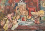 Jan Cybis, Martwa natura, 1940 r., 1940, olej, dykta