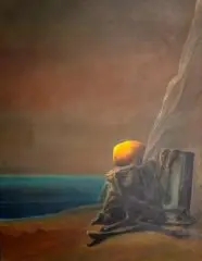 Zdzisław Beksiński, Bez tytułu, 1973, 1973, olej, płyta