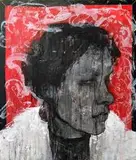Nikodem Baiser, Bez tytułu, 2016, 2016, technika mieszana, płótno