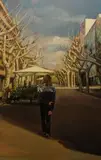 Joanna Nalepa, Manresa - spacer, 2017, 2017, akryl, płótno