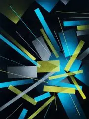 Artur Kocur1 Marciniszyn, Space FLOW, 2017, 2017, 7technika mieszana, płótno