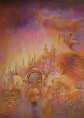 Olga Pelipas, Venetian Dreams, 2017, 2017, akryl, płótno