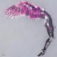 Amonaria Magda Maciaszek, Wzlot, 2017, 2017, akryl, płótno