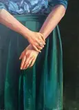 Anna Vostruchovaite, Gest, 2015, 2015, olej, płótno