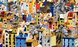 Uśpieni, 2017 by Klaudia Świątczak-Pjanka, 2017, olej, płótno, sold Nov 2017
