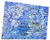 Piotr Kossakowski, Bez tytułu z cyklu "Dekonstrukcja zdarzeń", 2014, 2014, akryl, płótno