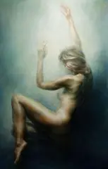 Sandra Arabska, Bez tytułu, 2017, 2017, olej, płótno