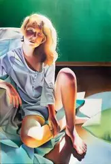 Zofia Błażko, Słoneczna ja, 2016, 2016, olej, płótno