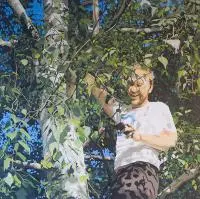 Horizon 5, 2015 by Aleksandra Osa, 2015, olej, płótno, sold Nov 2017