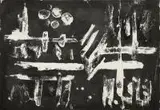 Zbigniew Jaskierski, Kompozycja, 1959 r., 1959, gwasz, papier