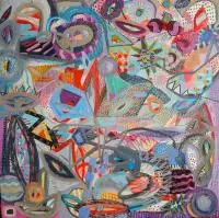 Bez tytułu, 2017 by Anna Jarzymowska, 2017, olej, płótno, sold Oct 2017