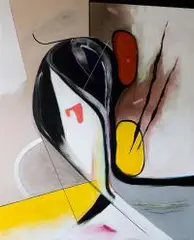 Mateusz Rybka, Portret toreadora, 2017, 2017, technika mieszana, płótno