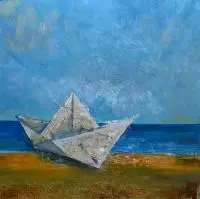 Anna Kołakowska, Outflow III, 2017, 2017, olej, płótno