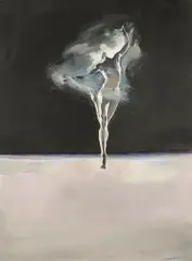 Stage, 2014 by Marta Szarek, 2014, akryl, płótno, sold Oct 2017