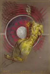 Aleksander Korman, Bielmo, 2015, 2015, akryl, pastel, płótno