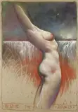 Aleksander Korman, The fall, 2013, 2013, pastel, papier