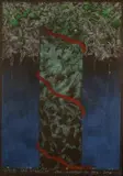 Aleksander Korman, Raj utracony albo zielonym do góry, 2011, 2011, pastel, papier