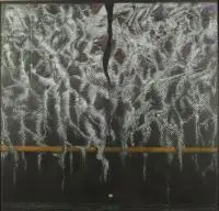 Aleksander Korman, Zadra albo zakłócenia odbioru, 2011, 2011, pastel, papier, 94