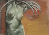 Aleksander Korman, Hula hop, pastel, papier