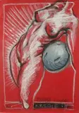 Aleksander Korman, Kręgle, 2008, 2008, pastel, papier