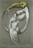 Aleksander Korman, Krótkie opowiadanie o samotności, 2009, 2009, pastel, papier