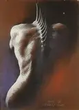 Aleksander Korman, Strach, 2007, 2007, pastel, papier, 69