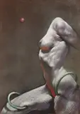 Aleksander Korman, Rings, pastel, papier, 72