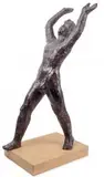 Gimnastyk, lata 50-te XX wieku / 2016 by Stanisław Horno-Popławski, brąz patynowany, sold Sep 2017