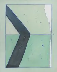 Stanisław Fijałkowski, Autostrada LII, 1978, 1978, olej, płótno