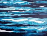 Ocean, 2016 by Edward Dwurnik, 2016, olej, płótno, sold Sep 2017