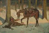 Jerzy Kossak, Ranny ułan, 1940 r.
