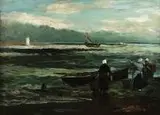 John Reid, Na brzegu, 1919 r., 1919, olej, płótno