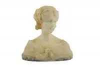 Alfredo Neri, Popiersie dziewczyny, alabaster
