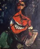 Młoda greczynka by Zygmunt Menkes, olej, płótno, sold Aug 2017