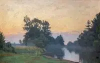 Stefan Domaradzki, Welesnica, 1930 r., 1930, olej, tektura
