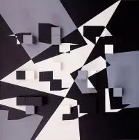 Radosław Sowiak, Sen o Kazimierzu M., 2016, 2016, relief, akryl, płyta