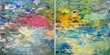 Gossia Zielaskowska, Blue Afterimage Map, 2016-17