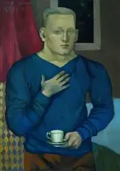 Aaron Beker, Sebastian, 2017, 2017, olej, płótno
