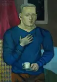 Aaron Beker, Sebastian, 2017, 2017, olej, płótno